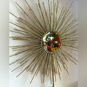 Wondershop Gold Sunburst Tree Topper